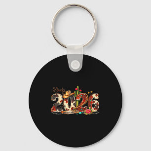 Howdy 2026 New Year Hello 2026 Western New Year  Key Ring