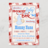 Howdy Baby BBQ! Shower Invitation