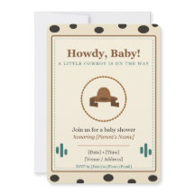 Howdy Baby Western Sticker Sheet — Horseshoe, Cact