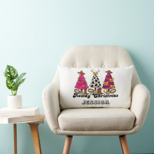 Howdy Christmas Pillow – Custom Western Decor