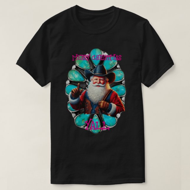 Howdy Christmas  T-Shirt (Design Front)