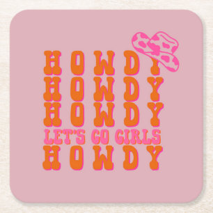Howdy cowgirl coaster