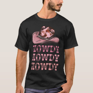 Howdy Cowgirl & Cowboy Western Rodeo T-Shirt