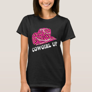 Howdy Cowgirl Up Rodeo Western Country Texas Hat L T-Shirt