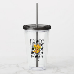Howdy Cowgirl, Western theme, Country girl Acrylic Tumbler