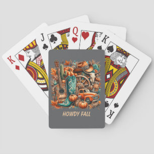 Howdy Fall Playing Cards