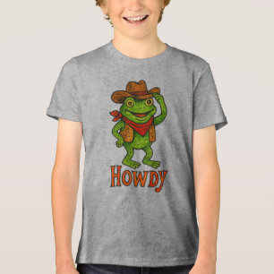 Howdy Frog Tri-Blend Shirt