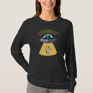 Howdy, Funny UFO Graphic T-Shirt