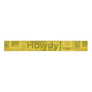 Howdy Geometric  Grosgrain Ribbon