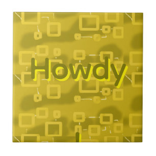 Howdy Geometric Tile