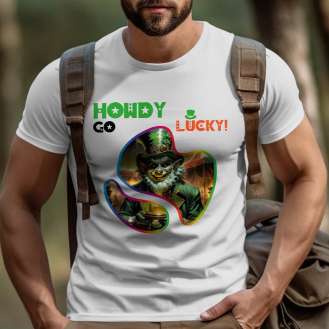 Howdy Go Lucky! - Leprechaun's Hide and Seek T-Shirt (Creator Uploaded)