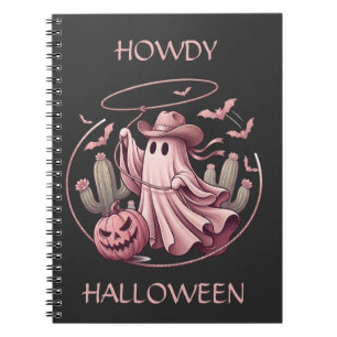 Howdy Halloween Desert Ghost Lasso Notebook