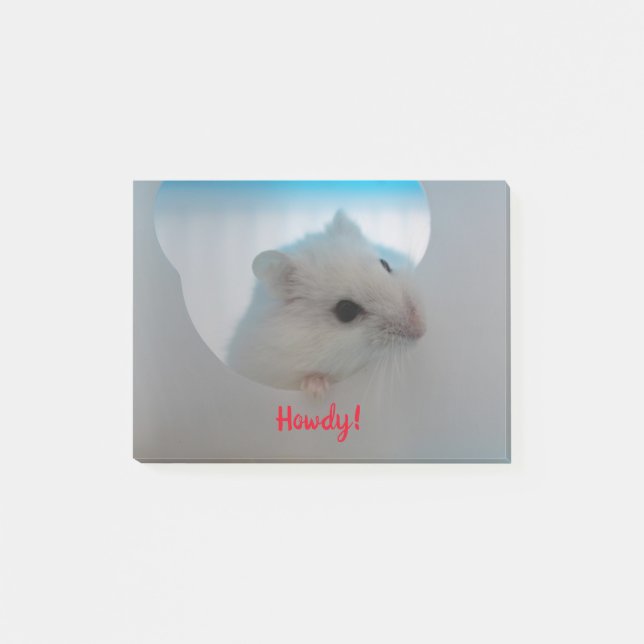 Howdy Hamster Post-it Notes (Front)