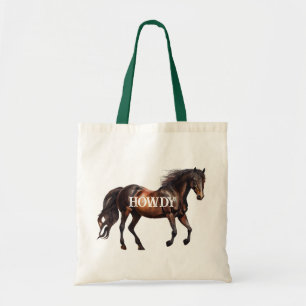 Howdy Horse Tote Bag
