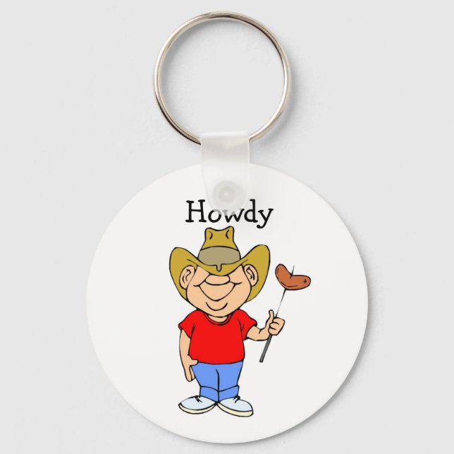 Howdy - Keychain (Front)