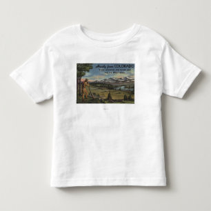Howdy (Mountain & Prairie Scene) Toddler T-Shirt