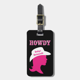 Howdy Nashville Bachelorette Luggage Tag