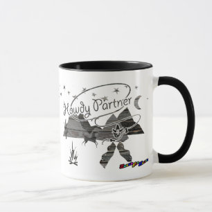 Howdy Partner - wood Mug