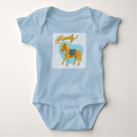 Howdy! Pony Jersey Bodysuit/T-Shirt | Clothing