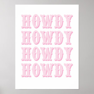 Howdy Poster