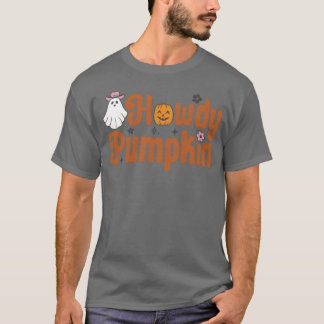 Howdy Pumpkin Halloween girl T-Shirt