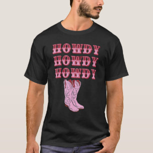 Howdy Rodeo Western Country Southern Cowgirl 7 T-Shirt