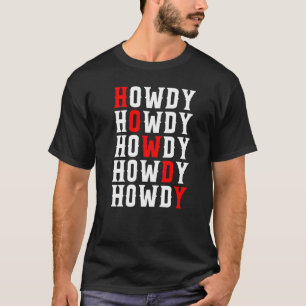 Howdy Rodeo Western Retro Vintage Country Southern T-Shirt
