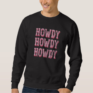 Howdy Rodeo Women Vintage Western Country Southern Sweatshirt