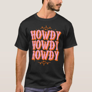 Howdy Rodeo Women Vintage Western Country Southern T-Shirt