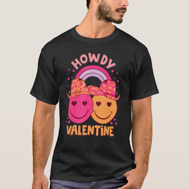 Howdy Valentine 2023 Matching Couple Costume T-Shirt (Front)