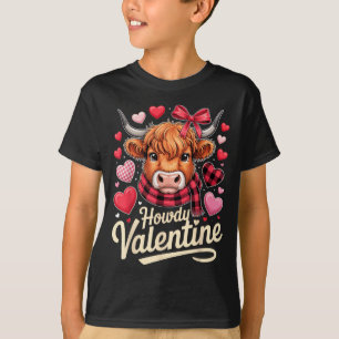 Howdy Valentine Cow Love Outfit For Couples And Af T-Shirt