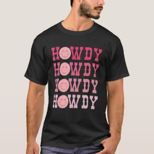 Howdy Vintage Rodeo Western Country Southern Cowgi T-Shirt