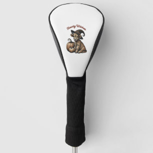 Howdy Witches Halloween Highland Cow Golf Head Cover