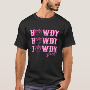 Howdy Y'all Rodeo Western Country Southern Cowgirl T-Shirt