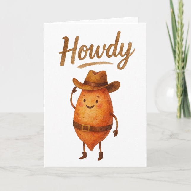 Howdy yam card (Front)