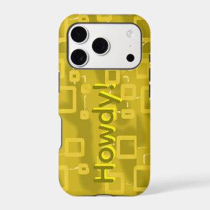 Howdy Yellow Geometric