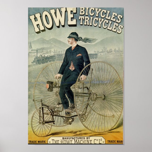 Howe Bicycles Tricylces Poster (Front)