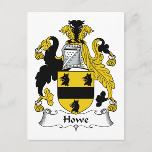 Howe Family Crest Postcard