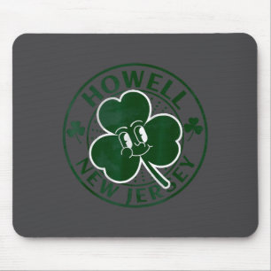 Howell New Jersey Irish Shamrock Nj Retro Souvenir Mouse Pad