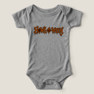 Howl-O-Ween Halloween Cute Dog Paw Pumpkin Baby