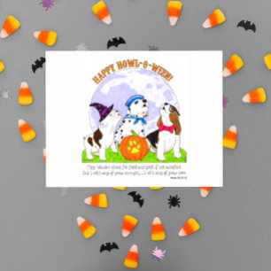 Howl-O-Ween  Inspirational Postcard