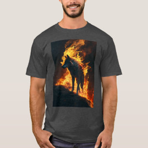 Howl of the Flames,Ignite the Wolf T-Shirt