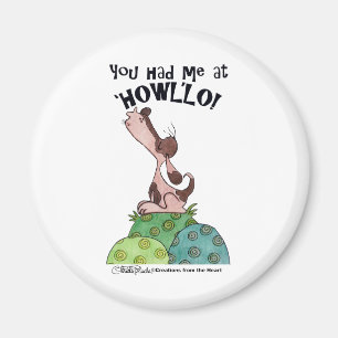 Howler Dog Magnet