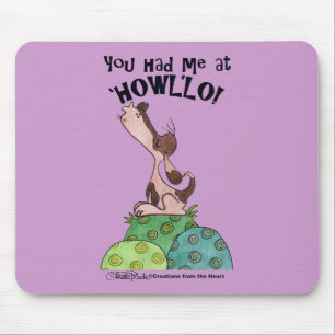 Howler Dog Mouse Pad