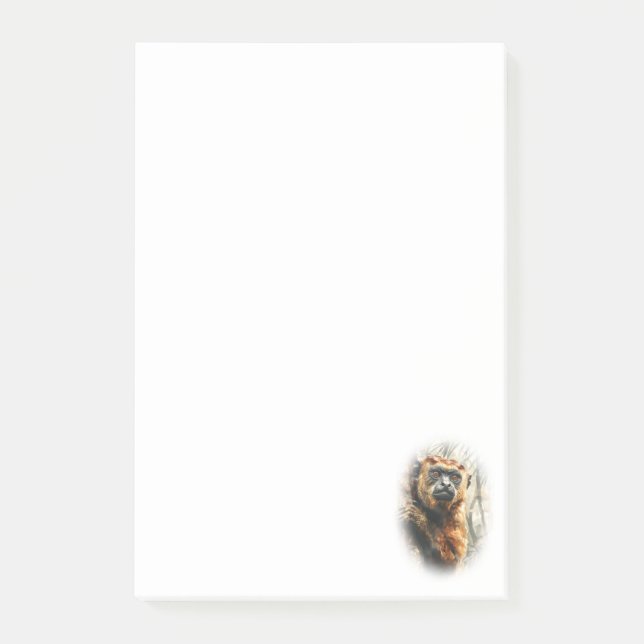 Howler Monkey Post-it Notes (Front)