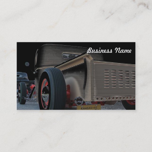Howlin' Hot Rod Business Card (Front)