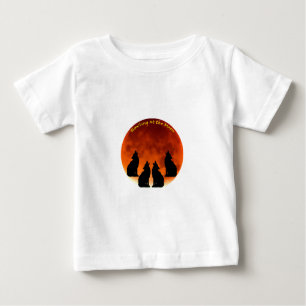 Howling at the Moon. Baby T-Shirt