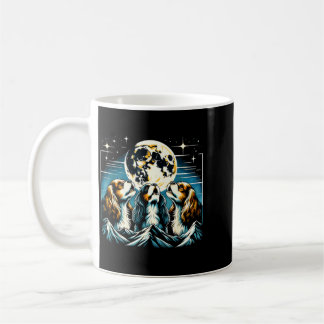 Howling At The Moon Cavalier King Charles Spaniel Coffee Mug