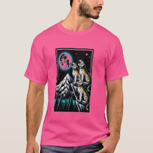 Howling At The Moon Tiger T-Shirt