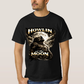 Howling at the Moon V5 Bigfoot Shirt,Sasquatch Moo T-Shirt